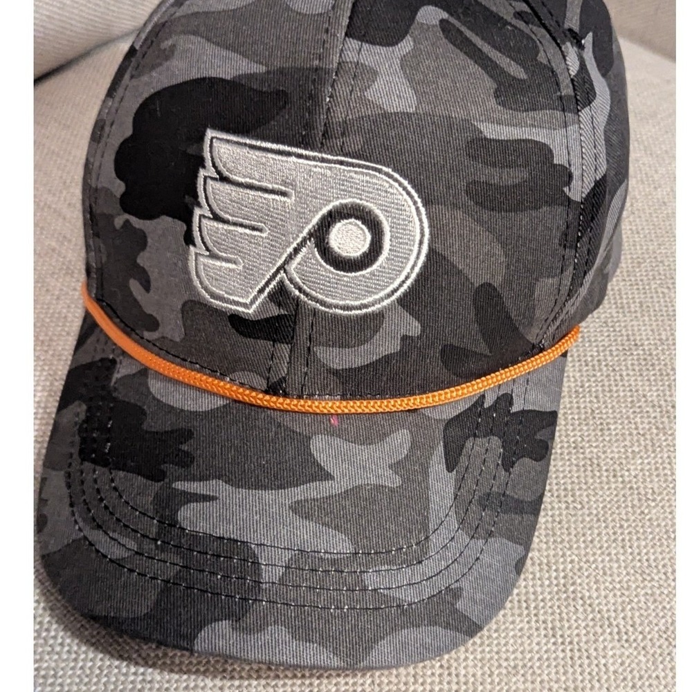 Philadelphia Flyers "Toyota" Grey Camo Rope Snapback Cap Hat